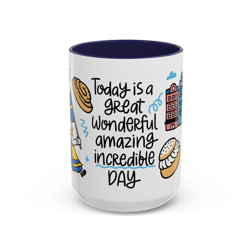 The Dwayne's View "Incredible Day" Accent Mug
