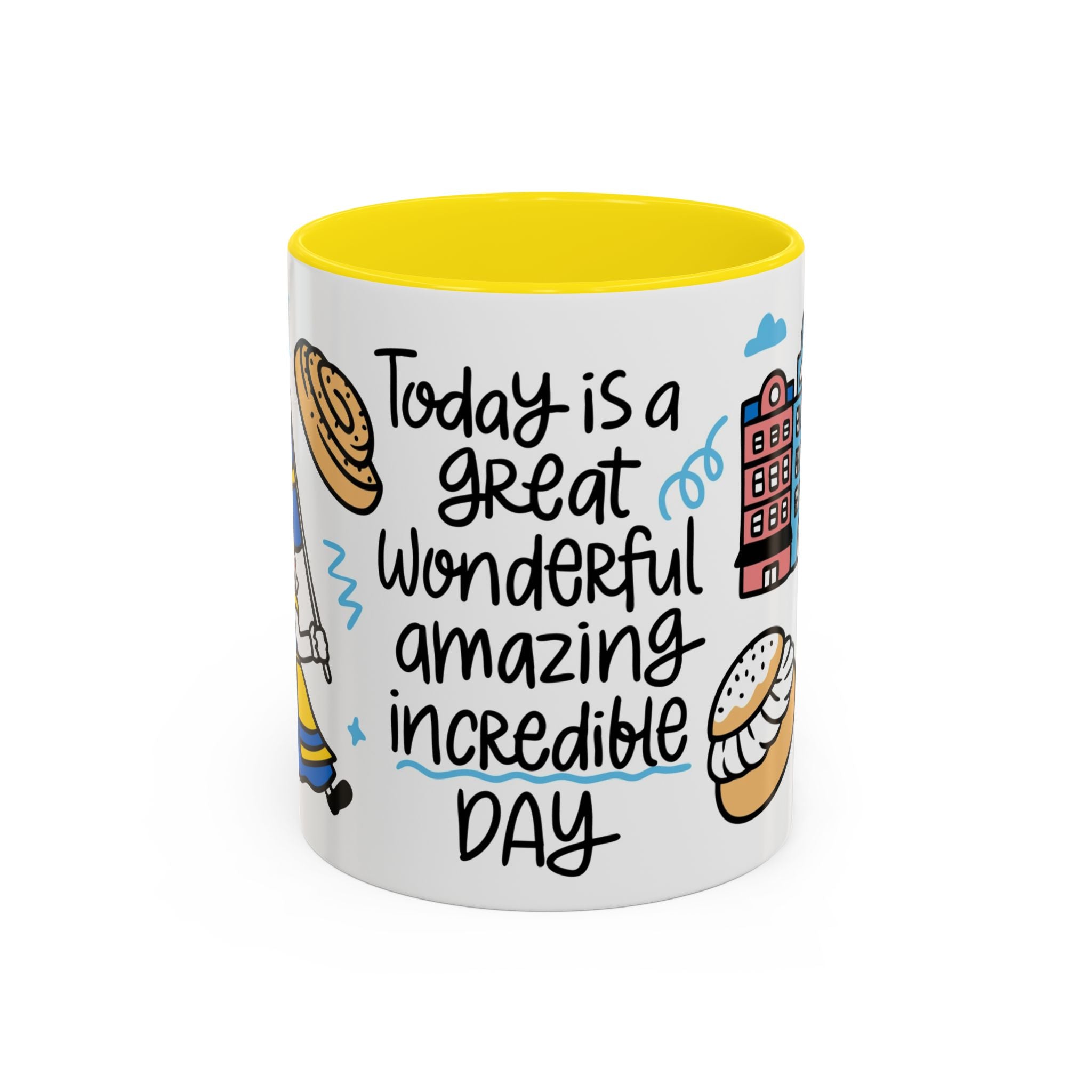 The Dwayne's View "Incredible Day" Accent Mug